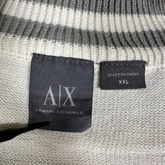 Armani Exchange Sweater Men Size XXL Full Zip Activewear Jacket Long Sleeve AX - Picture 7 of 11